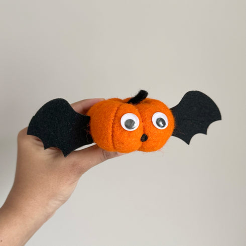 Spooky Mini Pumpkin Pair Decor